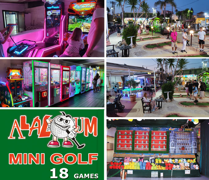 Alaloum Αγία Μαρίνα – Mini Golf 18 Games